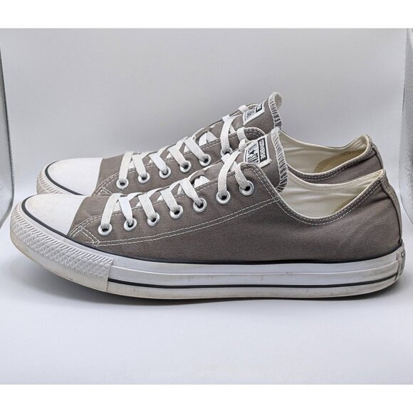 Converse Chuck Taylor All Star Low Top Gray Athletic Shoes Sneakers Mens Size 13 - Picture 4 of 7